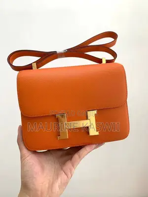 Hermes Boxed Bag Orange