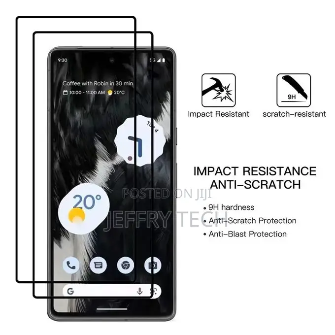 Google Pixel 5, 5a 5g, 6, 6a, 6 Pro Screen Protector Guard Curved Temp