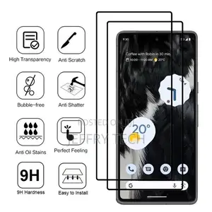 Google Pixel 5, 5a 5g, 6, 6a, 6 Pro Screen Protector Guard Curved Temp