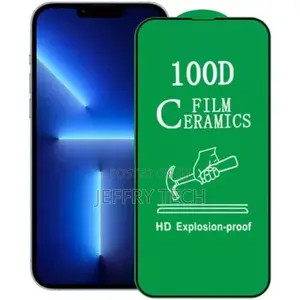 iPhone 14, 14 Pro, 14 Pro Max Ceramic Screen Protector-Black