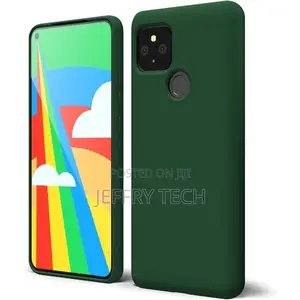 Google Pixel 5, 5a 5g Silicone Case-Green