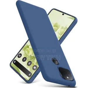 Google Pixel 5, 5a 5g Silicone Case-Black
