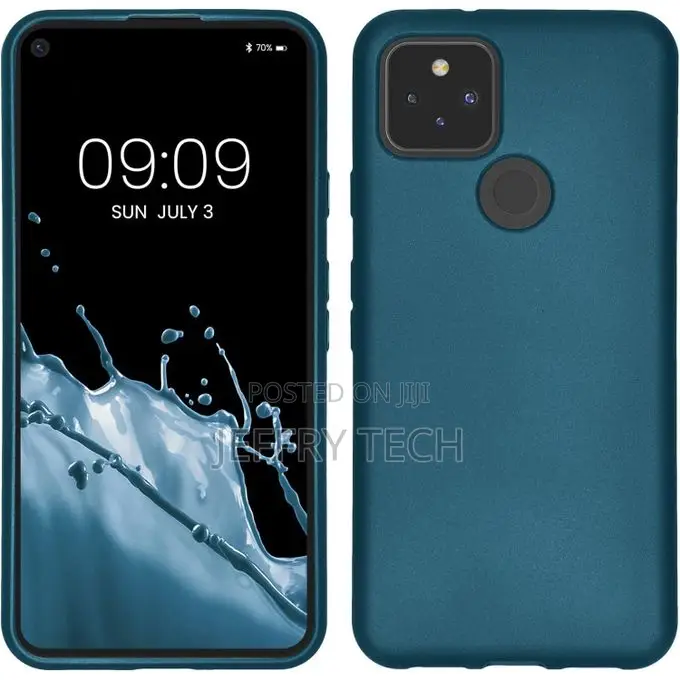 Google Pixel 5, 5a 5g Silicone Case-Black