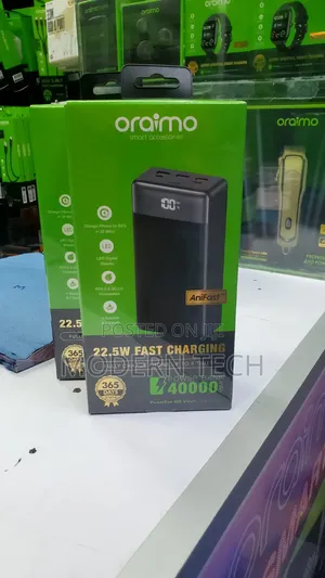 Oraimo Powerbox 400 Vision 40000mah 22.5w Power Bank