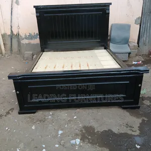 5x6 Black Bordbed