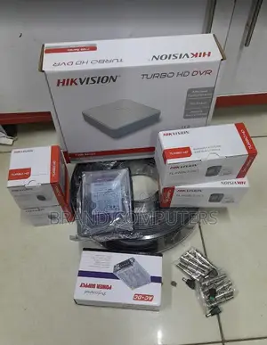 3 Cameras 4 Channel CCTV Camera Full Kit
