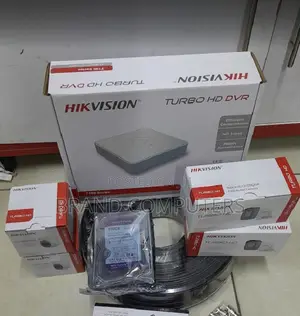 Hikvision Turbo Hd 3 Cameras Security Camera Full Set