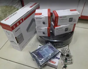 3 Cameras Hikvision CCTV Package Complete Set With 3 Cameras Hd Turbo