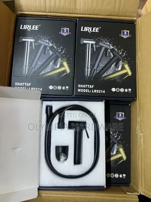 Lirlee Bidet Toilet Spray (Black, Gold and Silver)