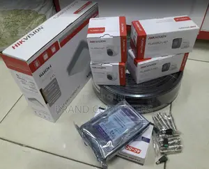 3 Hikvision CCTV Camera Security Full Set Package 1080p Turbo Hd