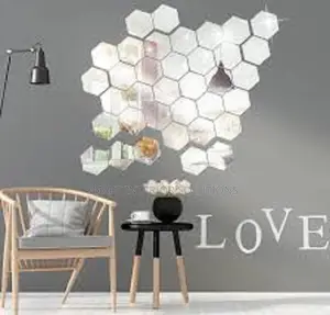 Hexagonal Mirror, for Interior Design