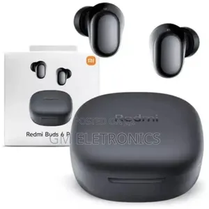 Original Mi Buds 6 Play Earpods.( Black White)