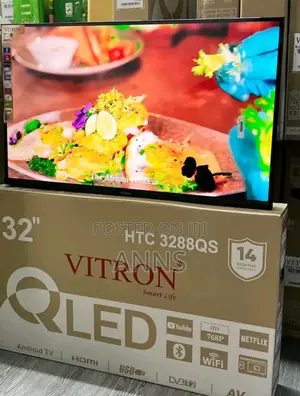 Good Working Qled 32 Inch HTC 3288qs Vitron