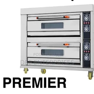 Commercial Electric Oven 2 Decks 4 Trays