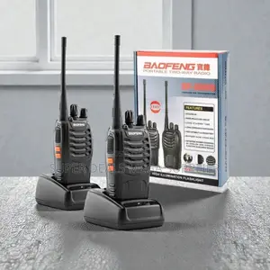 Bf-888s Walkie Talkie Radio Call 2 Pieces High Quality 3-5km Range Kit