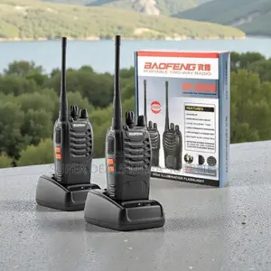 Bf-888s Walkie Talkie Radio Calls 2 Pieces Reliable 3-5km Range Radios