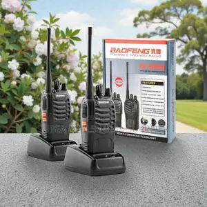 Walkie Talkie Radio Calls Bf-888s 2 Pieces Heavy Duty 3-5km Range Set