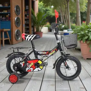 12,14,16 Inch 2–11 Yrs Children Kids Cartoon Bike With Bell and Basket