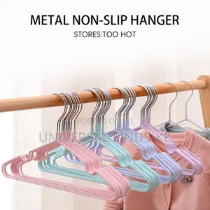 10 PCS Strong Clothes Hangers With Stainless Steel