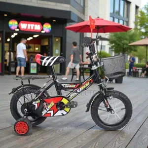 12,14,16 Inch 2–11 Years Kids Safety Brake Bike With Anti-Slip Pedals
