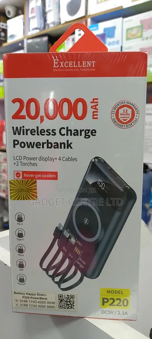 Wireless 20000mah Excellent Power Bank