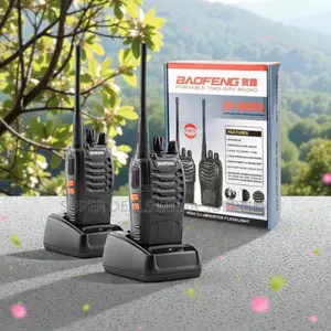 Baofeng Walkie Talkie Radio Calls 2 Pieces High Durability 3-5km Range