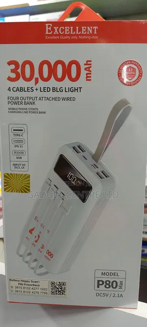 Original Excellent Power Bank 30000mah