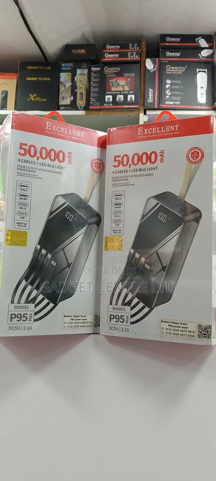 50000mah Original Excellent Power Bank