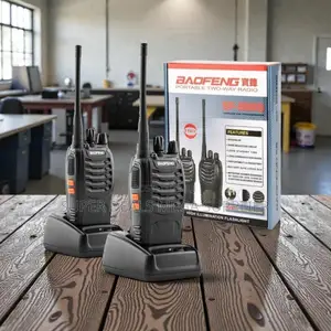 Bf-888s Walkie Talkie Radio Calls 2 Pieces Space Efficient 3-5km