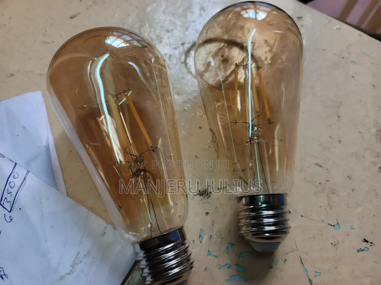 Amber Led Filament Bulb