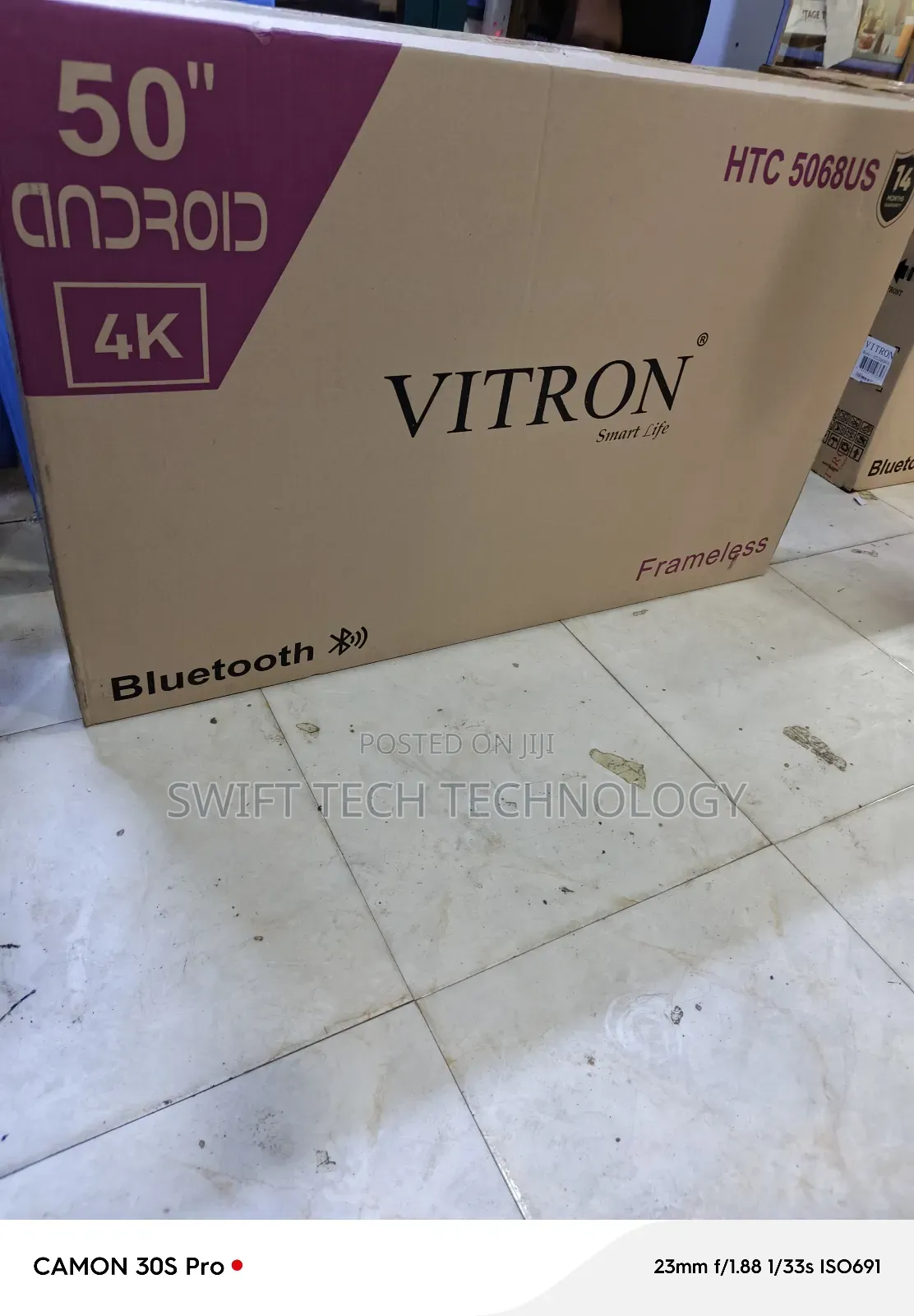 Vitron 50 Inches Frameless HTC 50