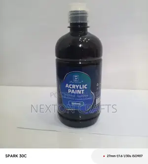 Black Acrylic Paint 500 Ml