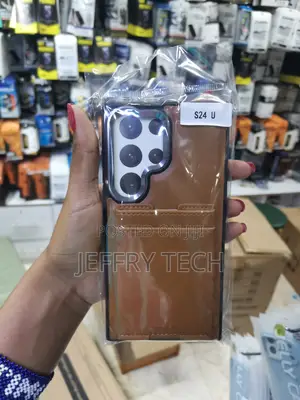 Macsii Card Slots Leather Back Case for Samsung Galaxy S24 Ultra