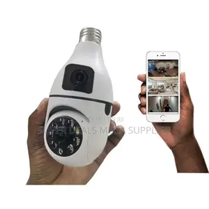 Weatherproof Housing, Human Detection Dual Lens Wifi PTZ Bulb Camera