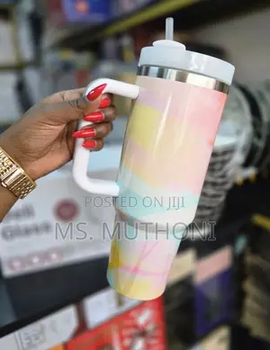 Pastel, Tie-Dye Style Colorway Marble Stanley Tumbler*