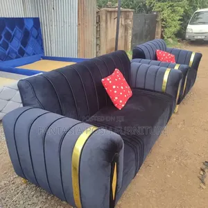 5-Seater Majestic Grey Sofa - Pay on Delivery