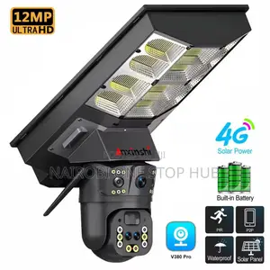 Anxinshi V380 Pro Solar Street Light 4g Camera.