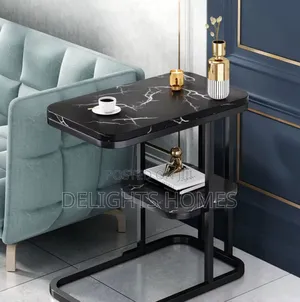Luxury Marble Textured Side Table_ex