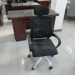 Swivel Headrest Front Office Seat