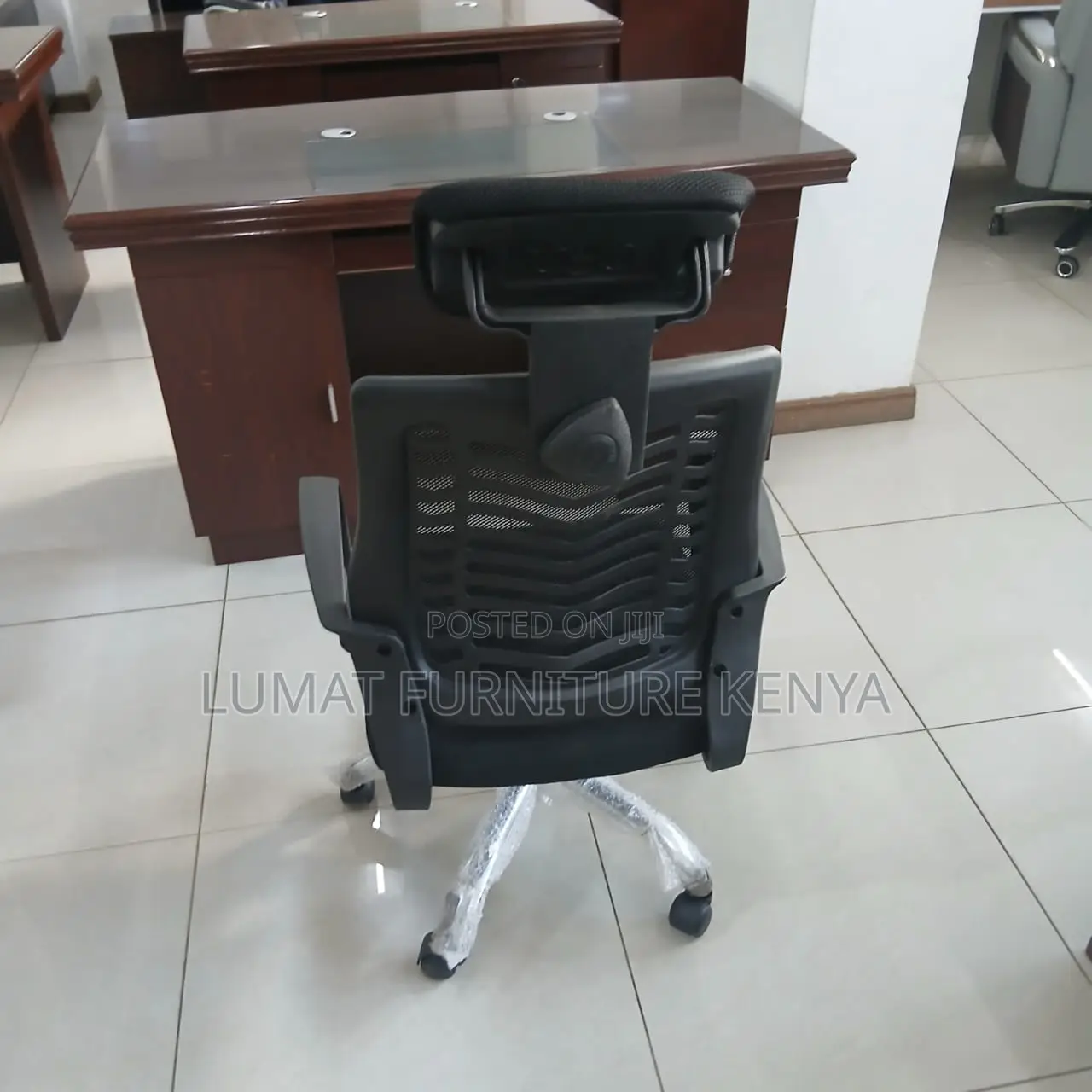 Swivel Headrest Front Office Seat