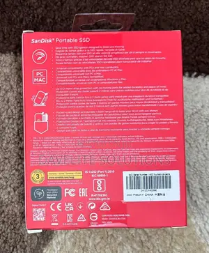 Sandisk E30 Portable External SSD 2tb, Gen 2 – Sdssde30-2t00-G26