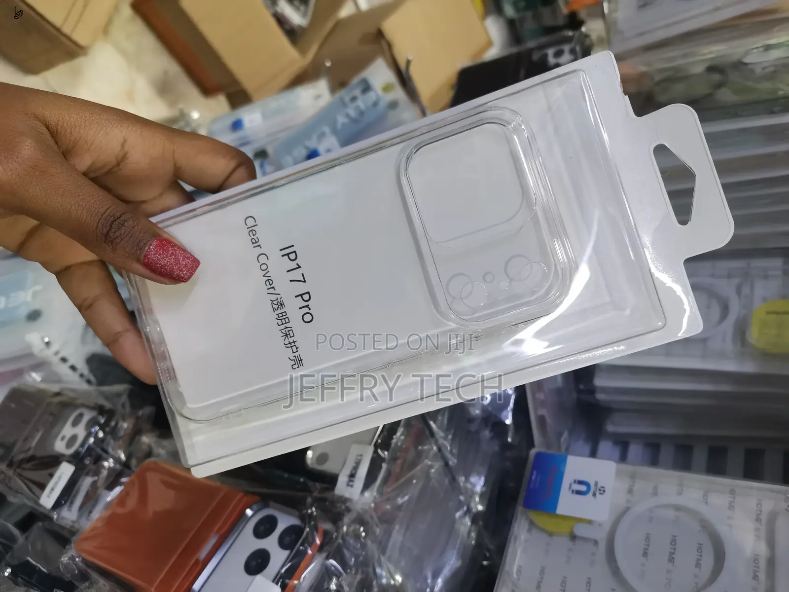 Acteso Apple iPhone 17 Pro Max Clear Tpu Hard Pc Case