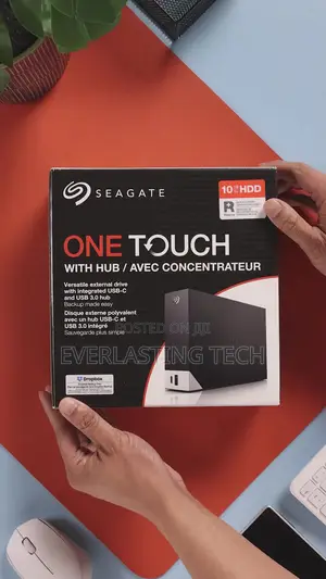 Seagate One Touch Hub 10tb External Hard Drive HDD .