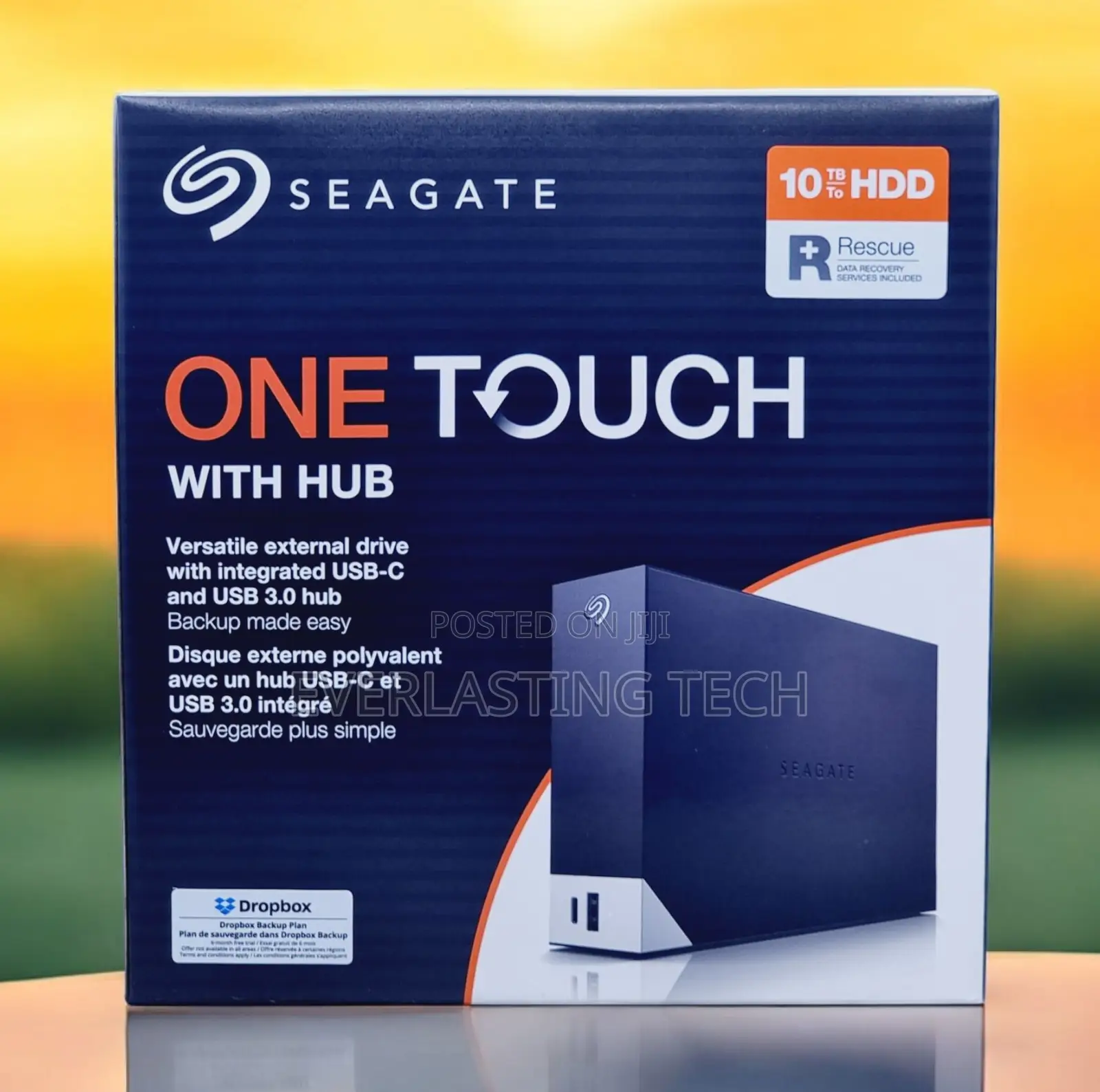Seagate One Touch Hub 10tb External Hard Drive HDD .
