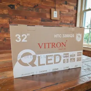 Vitron 32 Inch Qled Hd Smart Android Tv Built-in Digital Decoder