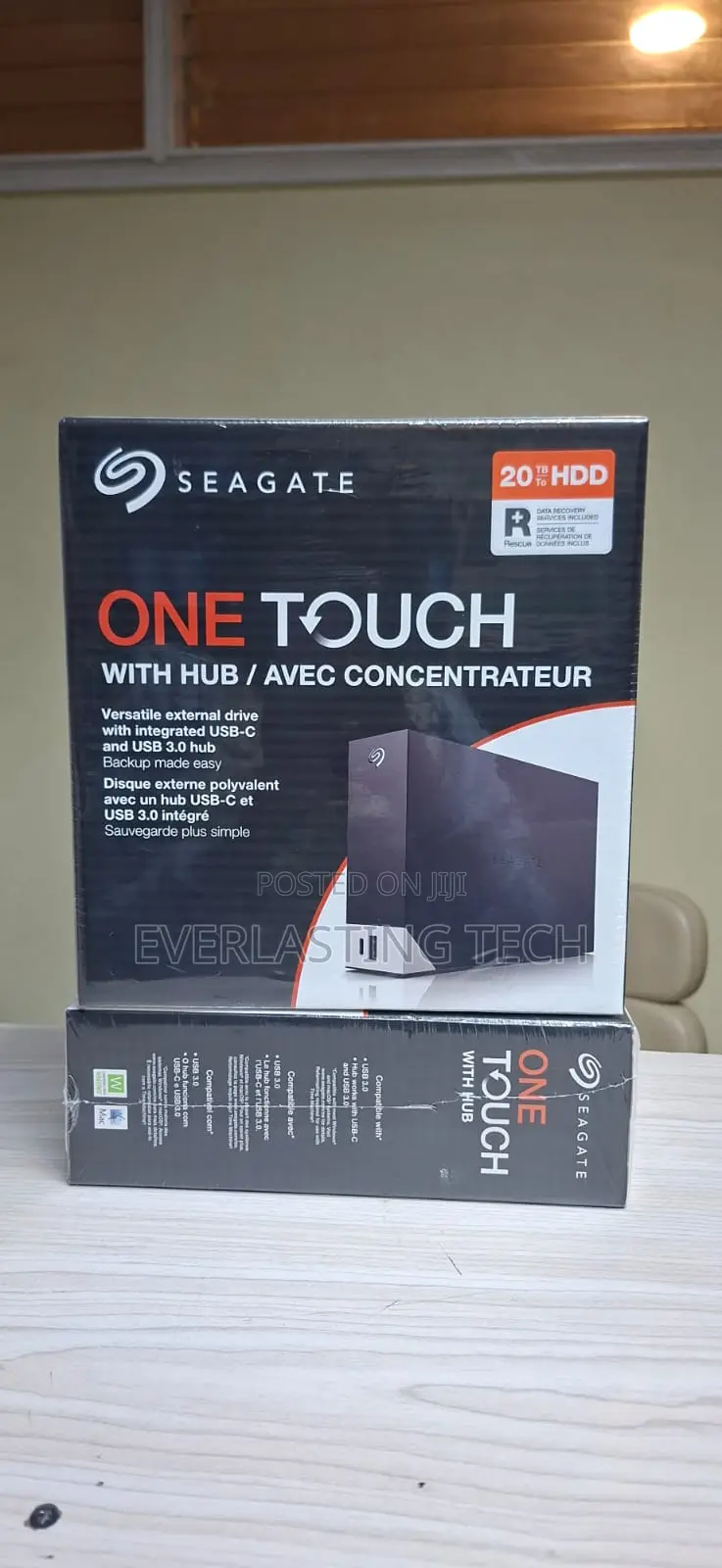 Seagate 20tb One Touch Hub External Hard Drive