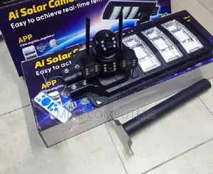 4g Solar PTZ Triple Lens Street Light Security Camera