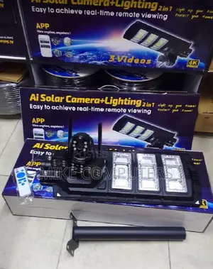 Street Light and Camera Outdoor Led Solar Street Flood Light Lam