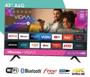 Hisense 43-Inch A6 Series Uhd Smart Tv.