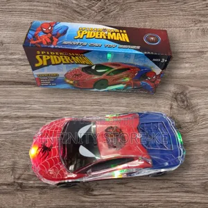 Spiderman Themed Kids Toy Car